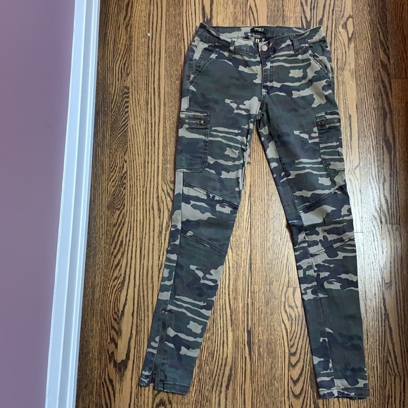 Camo Skinny Moto Jeans - Picture 2 of 8